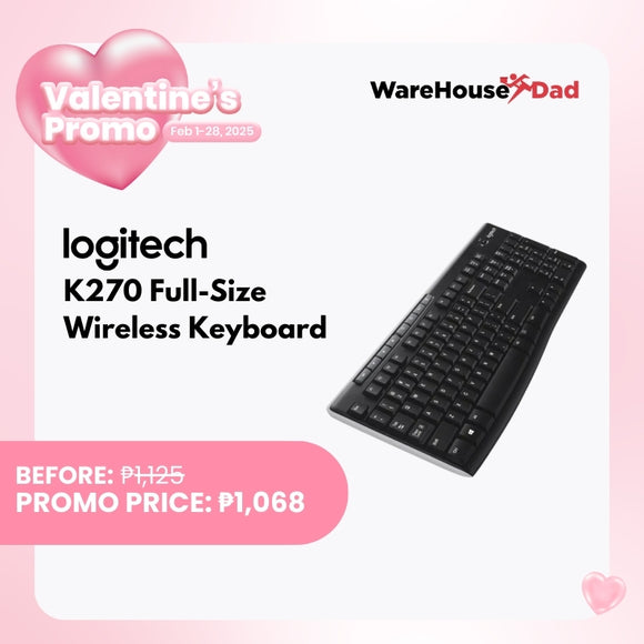 Logitech K270 Full-size Wireless Keyboard