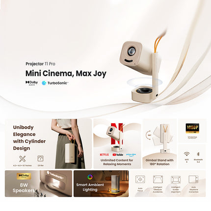 Yaber T1 Pro Entertainment Portable Projector