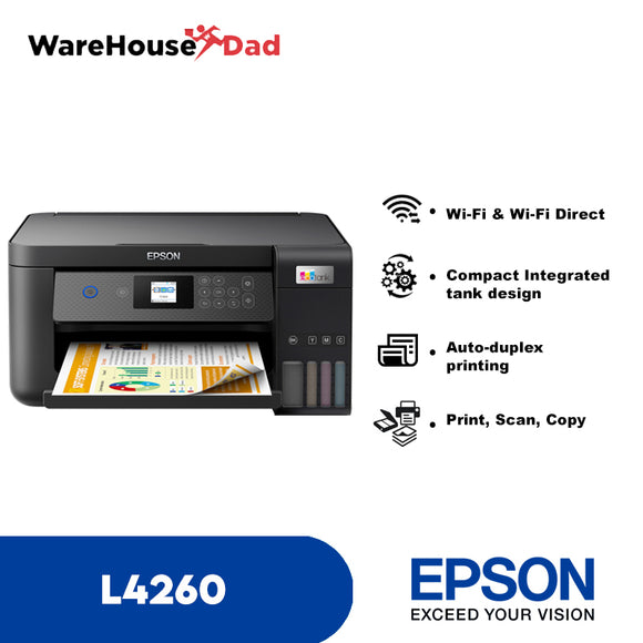 Epson EcoTank L4260 A4 Wi-Fi Duplex All-in-One Ink Printer – WarehouseDad
