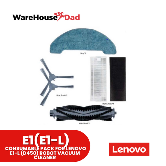 Lenovo E1 (E1-L) Consumable/Replacement Pack for Robot Vacuum Cleaner