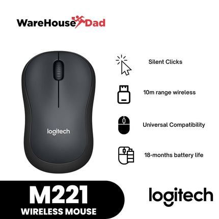 Logitech M221 Silent Wireless Mouse