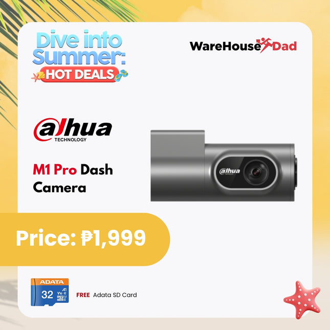 Dahua M1pro Dash Camera with FREE Adata SD Card