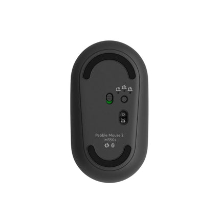Logitech Pebble Mouse 2 M350s Slim Compact Bluetooth Wireless Mouse With Customizable Button