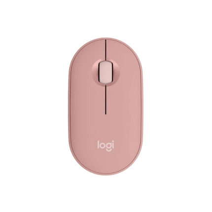 Logitech Pebble Mouse 2 M350s Slim Compact Bluetooth Wireless Mouse With Customizable Button