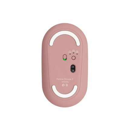 Logitech Pebble Mouse 2 M350s Slim Compact Bluetooth Wireless Mouse With Customizable Button