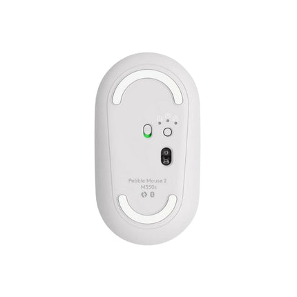 Logitech Pebble Mouse 2 M350s Slim Compact Bluetooth Wireless Mouse With Customizable Button