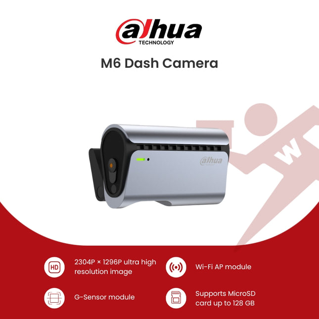 Dahua M6 Dash Camera with FREE Adata SD Card