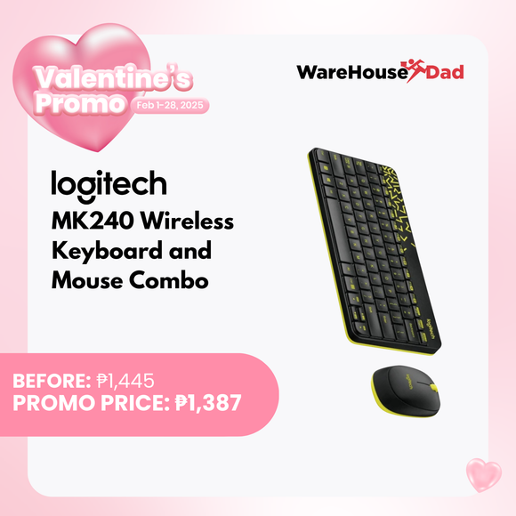 Logitech MK240 Wireless Keyboard and Mouse Combo