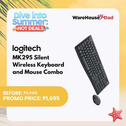 Logitech MK295 Silent Wireless Keyboard and Mouse Combo
