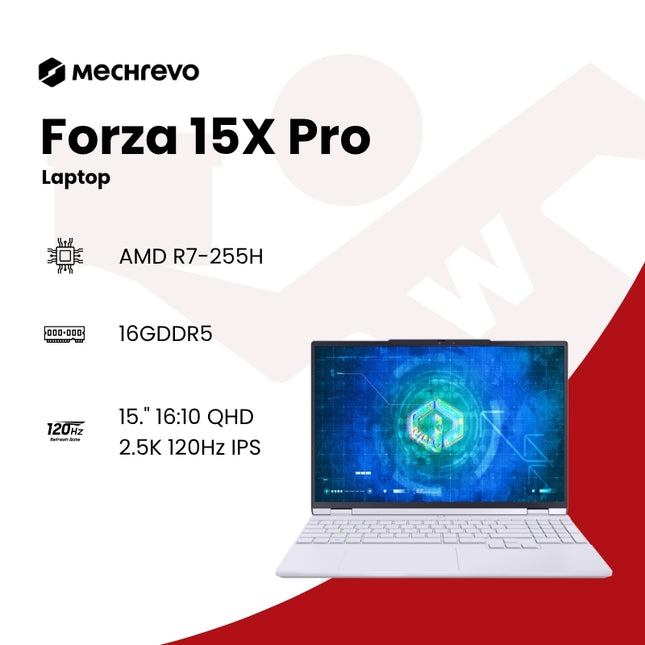 Mechrevo Forza 15X Pro Laptop l 1TB NVME l  AMD Ryzen 7 l with Laptop Backpack