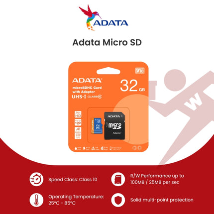 Adata microSDXC/SDHC UHS-I Class10 with Adapter