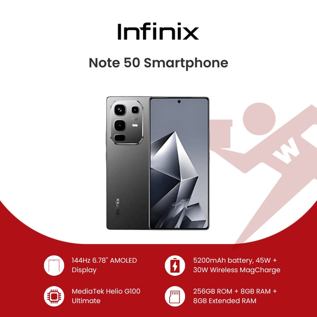 Infinix Note 50 8GB+256GB Smartphone