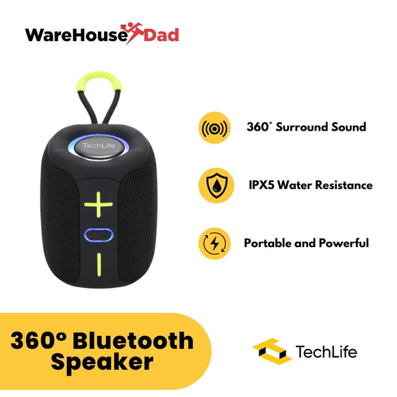 TechLife 360° Bluetooth Speaker