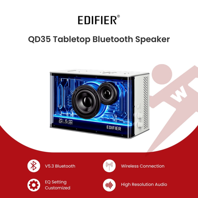 Edifier QD35  Tabletop Bluetooth Speaker with GaN charger