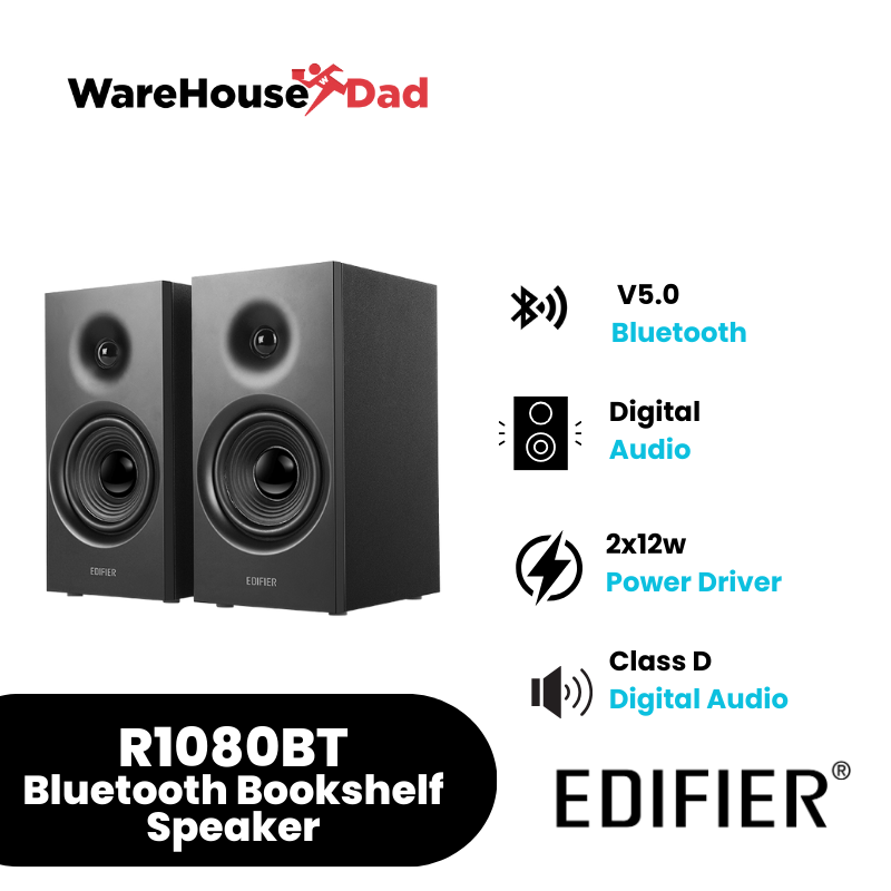 Edifier R1080BT Bluetooth Bookshelf Speaker – WarehouseDad