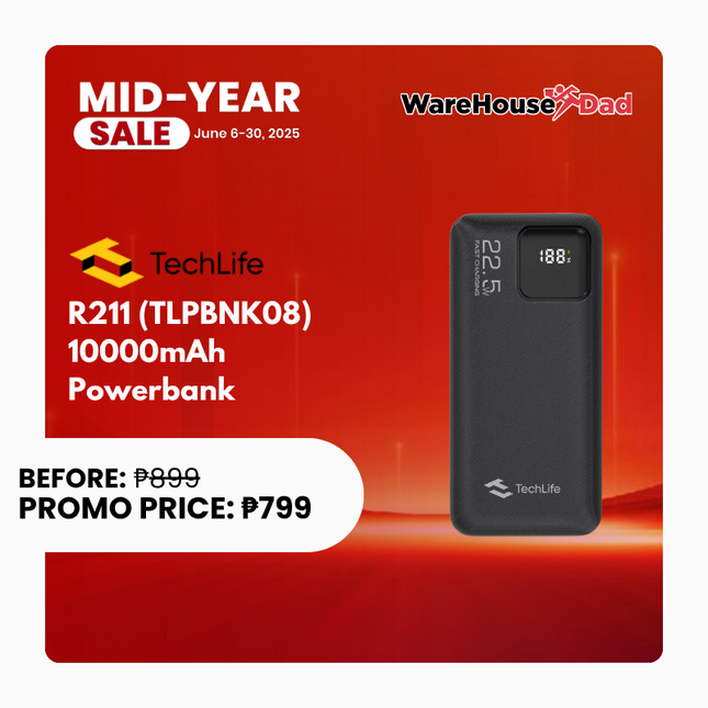 TechLife R211 (TLPBNK08) 10000mAh Powerbank