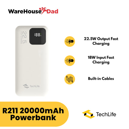 TechLife R211 20000mAh Powerbank