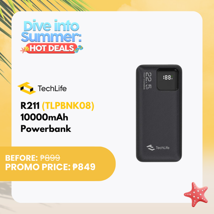 TechLife R211 (TLPBNK08) 10000mAh Powerbank