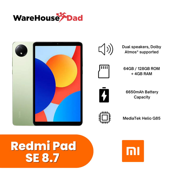 Xiaomi Redmi Pad SE LTE 4G 8.7 Android Tablet