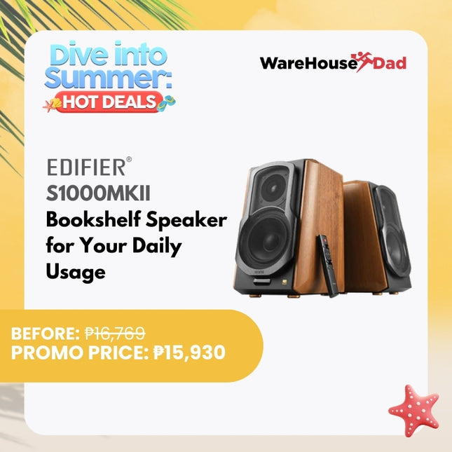 Edifier S1000MKII  Bookshelf Speaker for Your Daily Usage