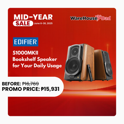 Edifier S1000MKII  Bookshelf Speaker for Your Daily Usage