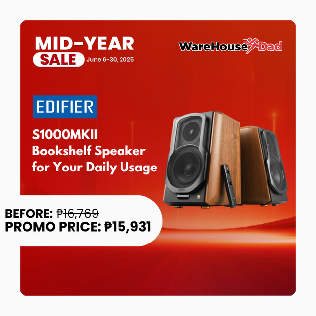 Edifier S1000MKII  Bookshelf Speaker for Your Daily Usage