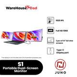 Juno S1 Portable Dual-Screen Monitor for Notebooks