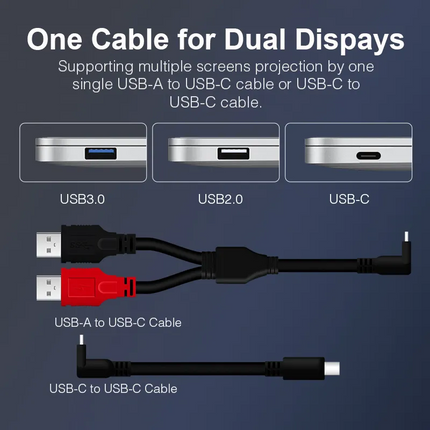 Juno S600 Portable Dual-Screen Monitor for Notebooks