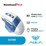 Aula SC550 Wireless and Wired Mouse