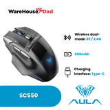 Aula SC550 Wireless and Wired Mouse