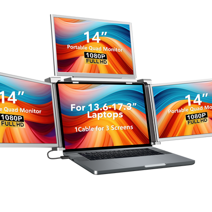 Juno S680 Portable Quad Monitor for Notebooks