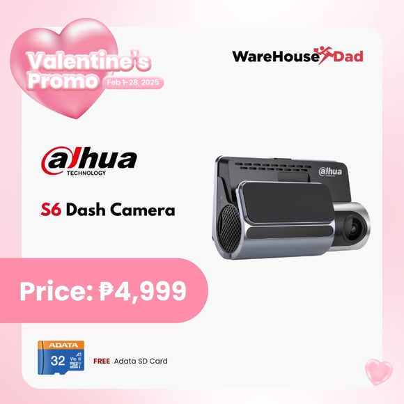 Dahua S6 Dash Camera with FREE Adata SD Card