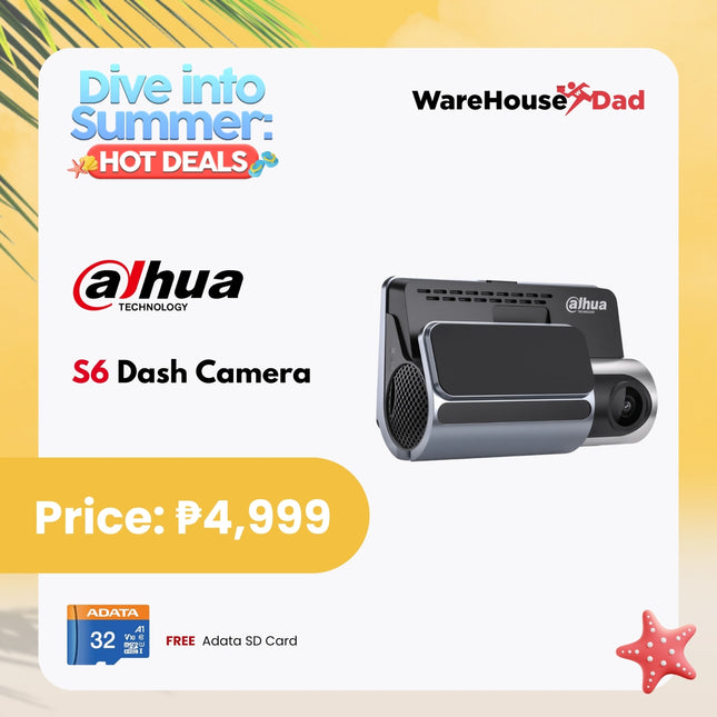 Dahua S6 Dash Camera with FREE Adata SD Card