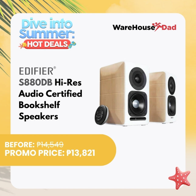 Edifier S880DB  Hi-Res AUDIO Certified Bookshelf Speakers