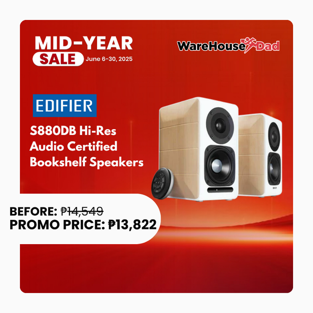 Edifier S880DB Hi-Res AUDIO Certified Bookshelf Speakers