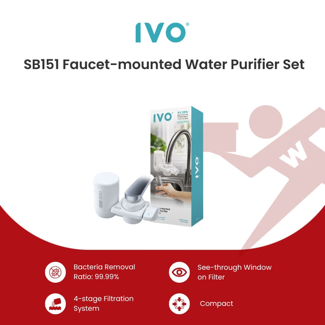 IVO SB151 Faucet-mounted Water Purifier Set