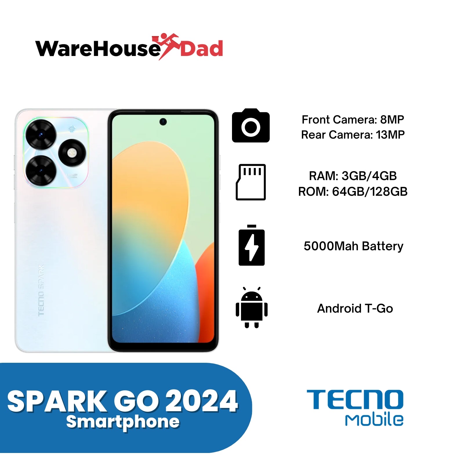 Tecno Spark Go 2024 Smartphone – WarehouseDad