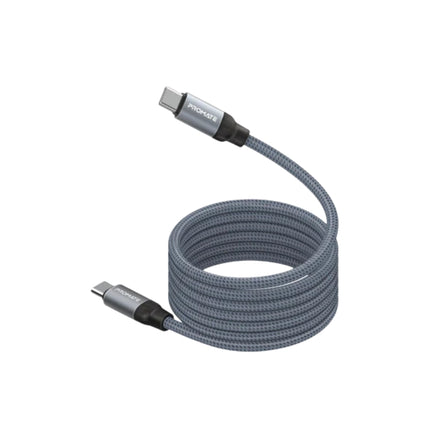 Promate Springy 60W Power Delivery Self-Organizing Magnetic USB-C Cable
