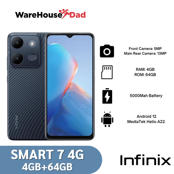 Infinix Smart 7 (4GB+64GB) Smartphone
