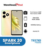 Tecno Spark 20 8GB+256GB Smartphone