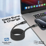 Promate Springy 60W Power Delivery Self-Organizing Magnetic USB-C Cable