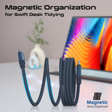 Promate Springy 60W Power Delivery Self-Organizing Magnetic USB-C Cable