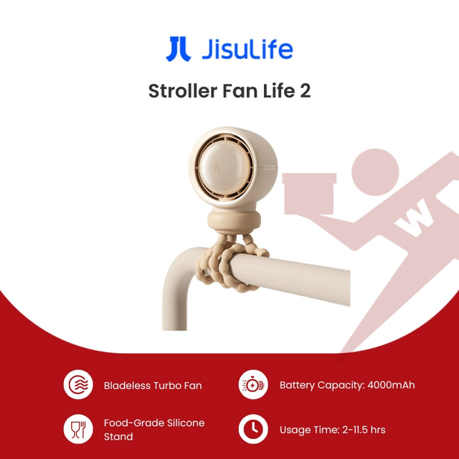 Jisulife Stroller Fan Life 2