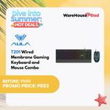 Aula T201 Wired Membrane Gaming Keyboard and Mouse Combo