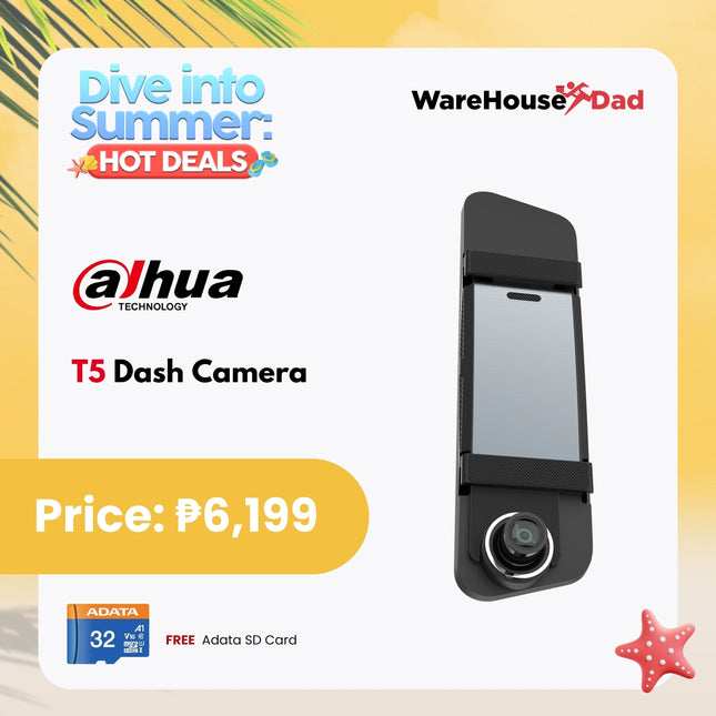 Dahua T5 Dash Camera with FREE Adata SD Card