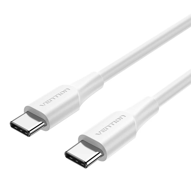 Vention USB type-C to Type-C Fast Charging Cable  1M - TAX - White