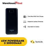 TechLife 65W Power Bank 2 20000mAh