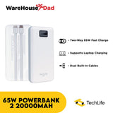 TechLife 65W Power Bank 2 20000mAh