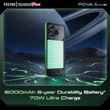Tecno POVA 6 Pro 5G | 12GB RAM(+12GB RAM) |  256GB ROM Smartphone