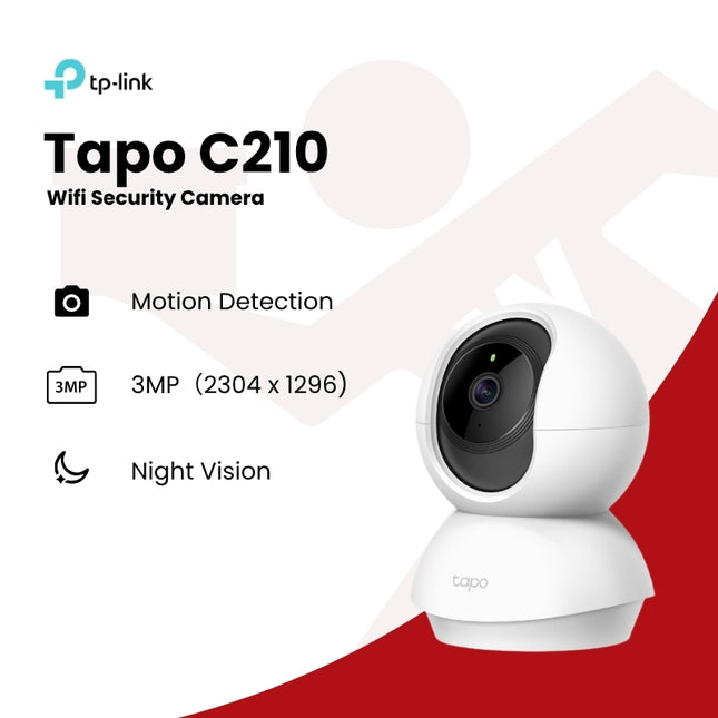 TP-Link Tapo C210 Pan/Tilt Home Security Wi-Fi Camera